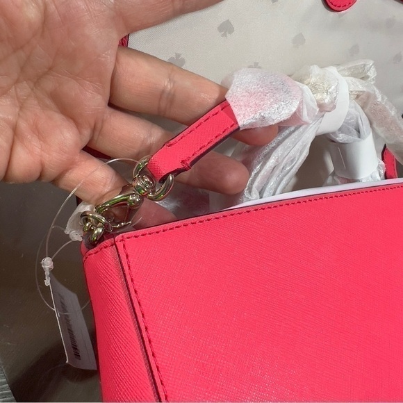 KATE SPADE Pink Greer convertible crossbody/shoulder bag NWT Barbie Cote perfect - Picture 8 of 14